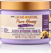 Creme of Nature Pure Honey Hair Food 24-Hour Nourishing Cream Oil 135g
