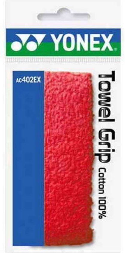 Yonex AC402 badstof grip | rood | 1stuks