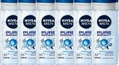 NIVEA MEN Pure Impact 3 in 1 Douchegel - Voordeelverpakking 6 x 250 ml