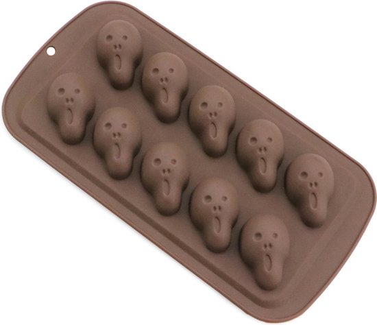 Foto: Halloween praline bonbons vorm spook scream 21 x 11 cm vorm multi kleuren