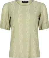 Lofty Manner T-shirt Top Oliva 461 Mint Dames Maat - XS