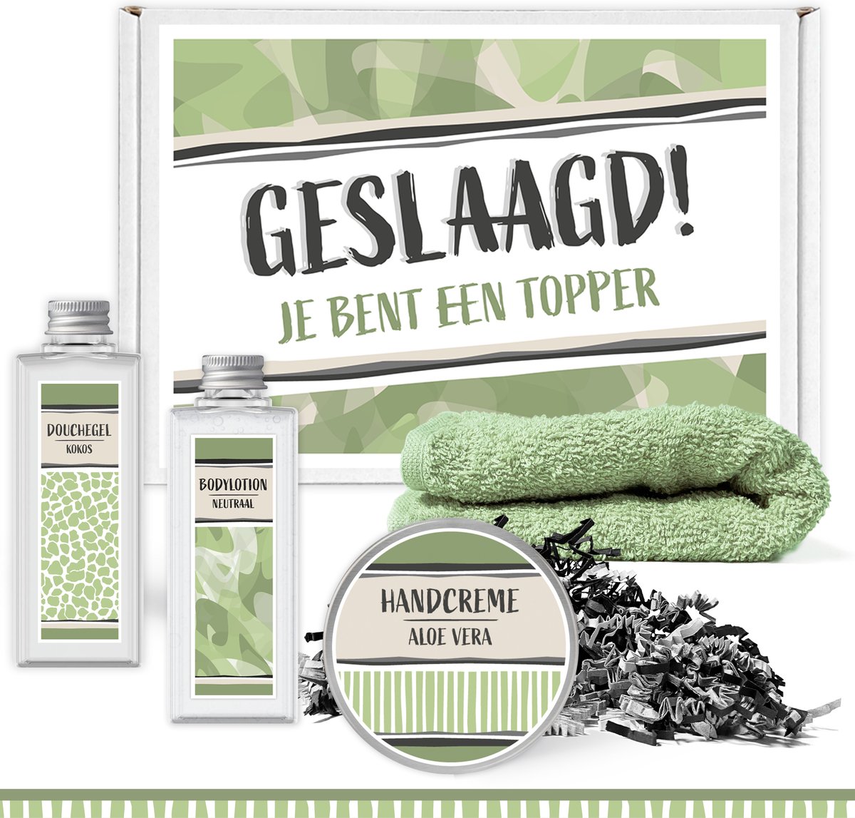 Goedkoopste Brievenbus cadeau Geslaagd - 4 Producten - 300 Gram | Brievenbusdoosje Doosje - Examen - Diploma - Vrouw - Meisje - Brievenbuspakketje Pakketje – Brievenbuscadeautje Cadeautje - Cadeaupakket Cadeaupakketje - Geschenk - Brievenbuscadeau