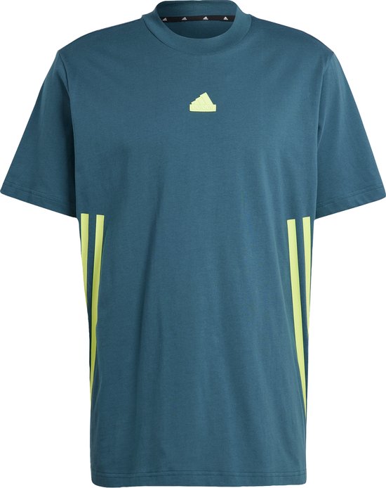 adidas Sportswear Future Icons 3-Stripes T-shirt - Heren - Turquoise- L