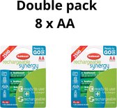 Hahnel - Rechargeable Synergy AA Ni-MH 1.25V 2500mAh B4 Double pack