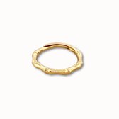 ByNouck Jewelry - Ring Bamboo - Sieraden - Vrouwen - Verguld - Ring - Verstelbaar