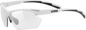 Uvex Fiets zonnebril unisex Wit Grijs / UV Sportstyle 802 Small Vario White/Smoke - one size