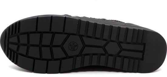 Jana Dames Sneaker 23764-001 Zwart Wijdte H Maat 37 bol