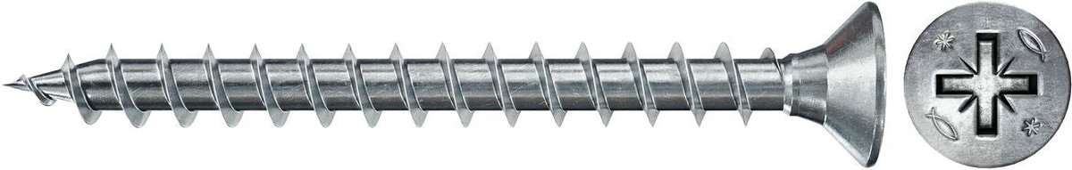 Schroefdoos Fischer fpf ii czf 200 Stuks Verzinken