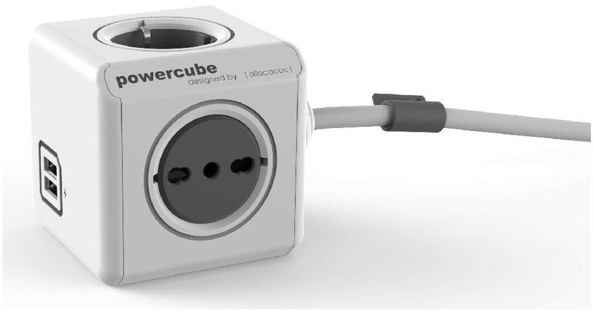 Cube multipluggen Powercubes 8400GY/ITEUPC 1,5 m