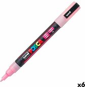 Posca Stiften PC-3M Fine Tip - verfstiften - Glitter roze - 6 stuks
