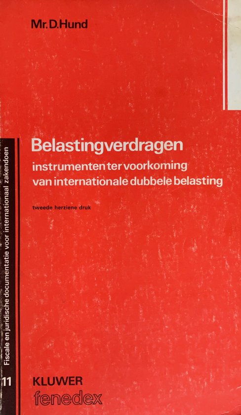 Belastingverdragen - cover