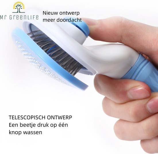 Verzorgingshandschoen handschoen voor de vacht 21x15 cm per 2 stuks