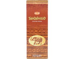HEM Wierook Sandalwood - Slof van 6 pakjes (120 stokjes)