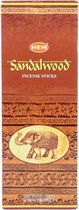 HEM Wierook - Sandalwood - Slof (6 pakjes/120 stokjes)