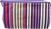 Vagabond - Toilettas - Clutch "Purple Patch" 4619 - afmeting 27 x 3 x 17 cm