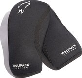 Wolfpack Lifting - Knee Sleeves - Knie Brace - Fitness - Krachttraining - Squatten - Maat L - Zwart/wit - 2 stuks