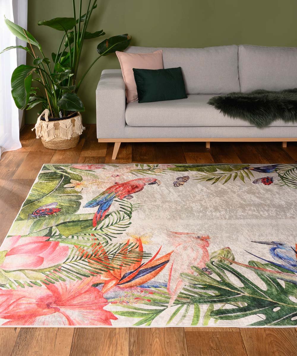 Vloerkleed jungle wasbaar - Moderna Multi 240x340