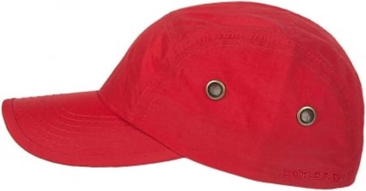 Hatland - UV-Baseball pet voor mannen - Waterbestendig - Reef - Rood - maat Onesize