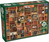 Puzzle Cobble Hill 1000 pièces - La bibliothèque du chat