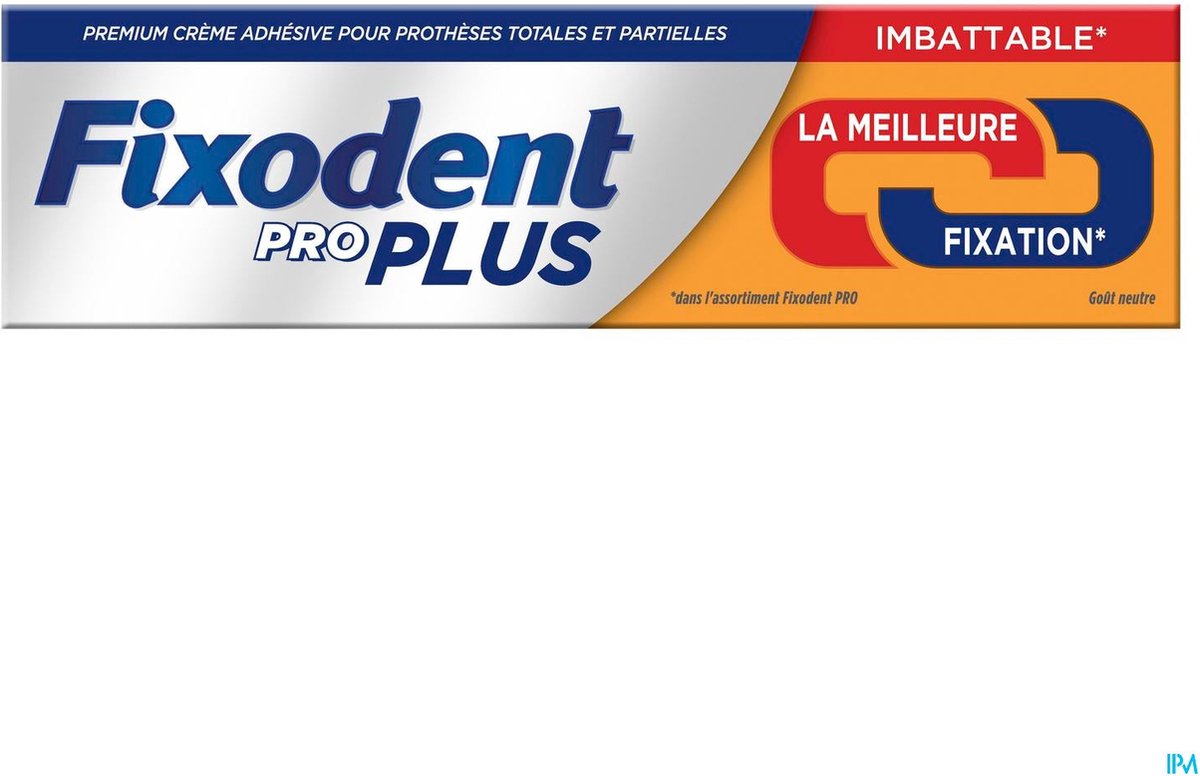 FIXODENT Pro Plus Duo Action - Crème Adhésive Premium Extra