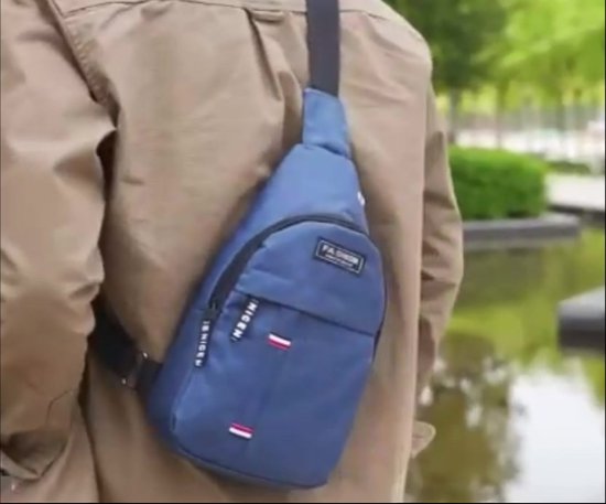 Long Keeper Sling Bag kleine borstzak voor heren en dames, schoudertas