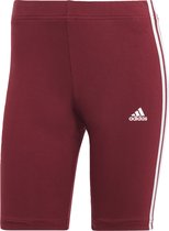 adidas Sportswear Essentials 3-Stripes Fietsshort - Dames - Bordeaux- XL