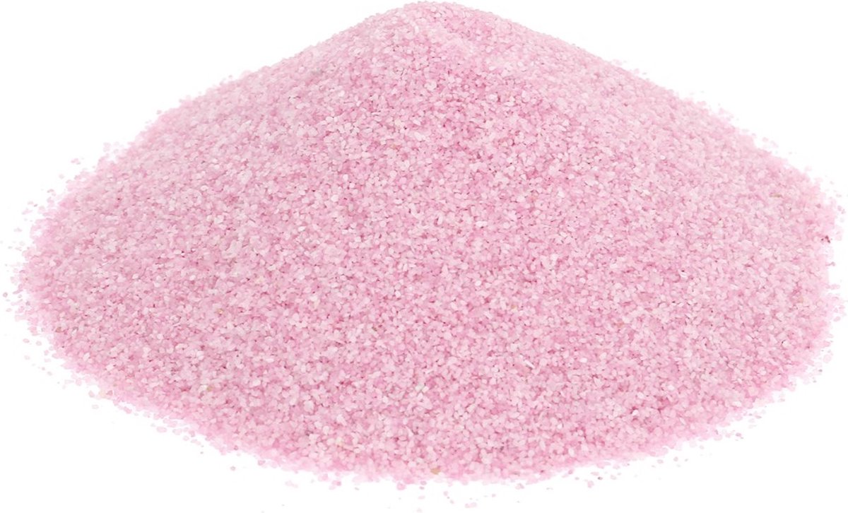 Decoratie zand - ROZE - Decoratiezand - Gekleurd zand - Sierzand - Decoratie zand voor windlichten - Deco zand - Bloemstukken - ROZE - 1000 GRAM