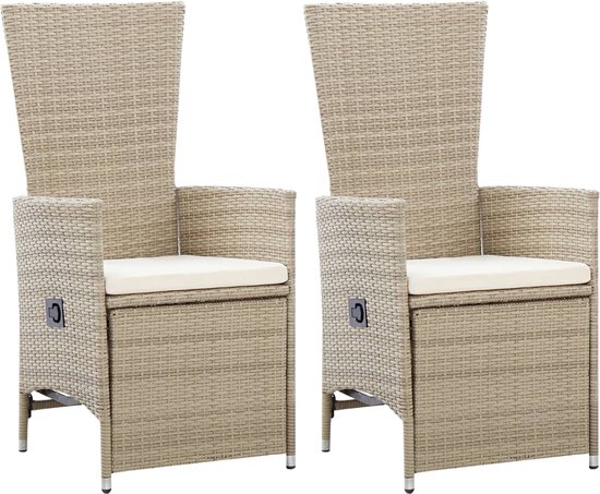 vidaXL-Tuinstoelen-2-st-verstelbaar-met-kussens-poly-rattan-beige