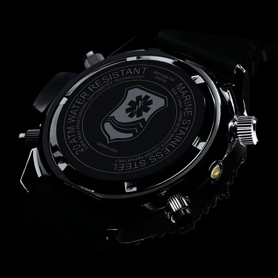 Eberhard Chrono 4 Geant Orologio Uomo Automatico Cinturino Caucciù 31060.2