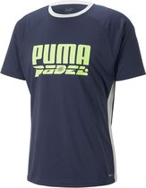 Puma Teamliga Logo T-shirt Met Korte Mouwen Blauw L Man