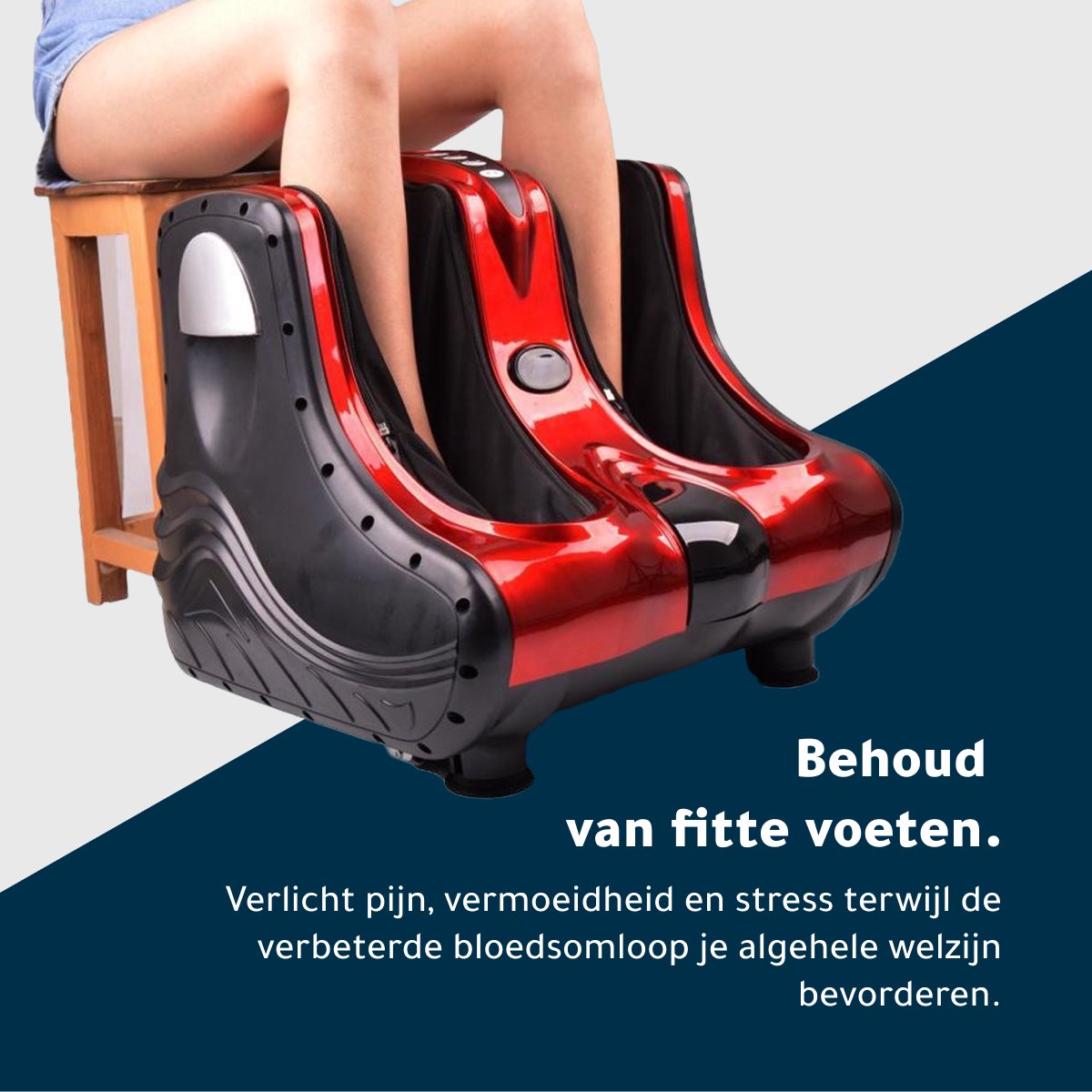 Bol.com Voet Hopper - Voetmassage Apparaat - Massage Apparaat - Grijs - Massage aanbieding