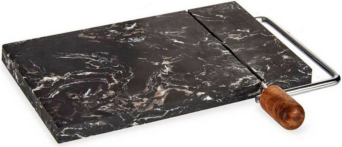 Snijplank Zwart Acacia Marmer (15 x 1,5 x 22 cm)
