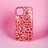 OMAZU coque de luxe premium iPhone 13 Anti-Shock Case / Cover - haute résistance aux rayures - Couleur Panther Pink