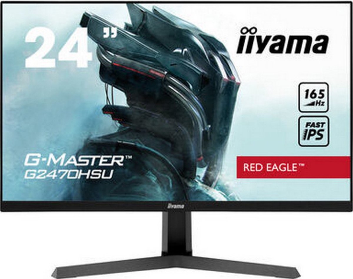 iiyama G-Master G2470HSU-B1 Red Eagle - 24 Inch - IPS - Full HD - 165Hz - 0.8ms