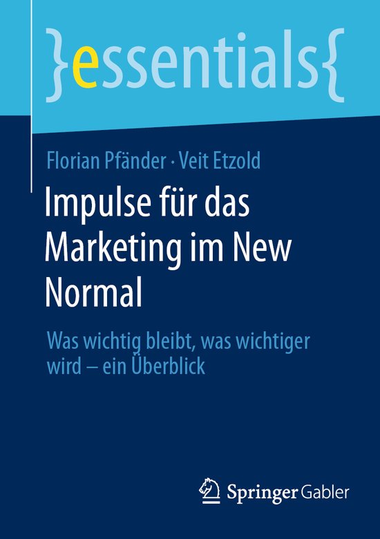 essentials- Impulse für das Marketing im New Normal - cover