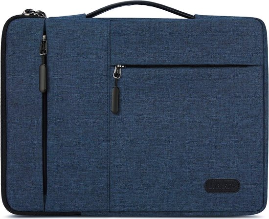 Laptop Sleeve 15.6 Inch Shockproof Laptop Bag Protective Case Waterproof Laptop Sleeve Case Compatible with MacBook Pro 15-15.6 Inch Dark Blue
