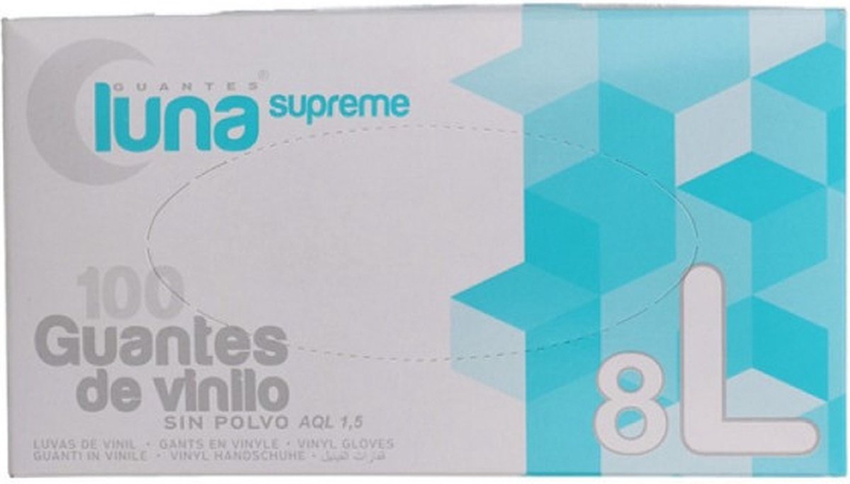 Goedkoopste Excellent Wegwerphandschoenen - Plastic handschoen - Vinyl Melkerhandschoen - Chirurgische handschoenen - 100 stuks - Wit - Maat L