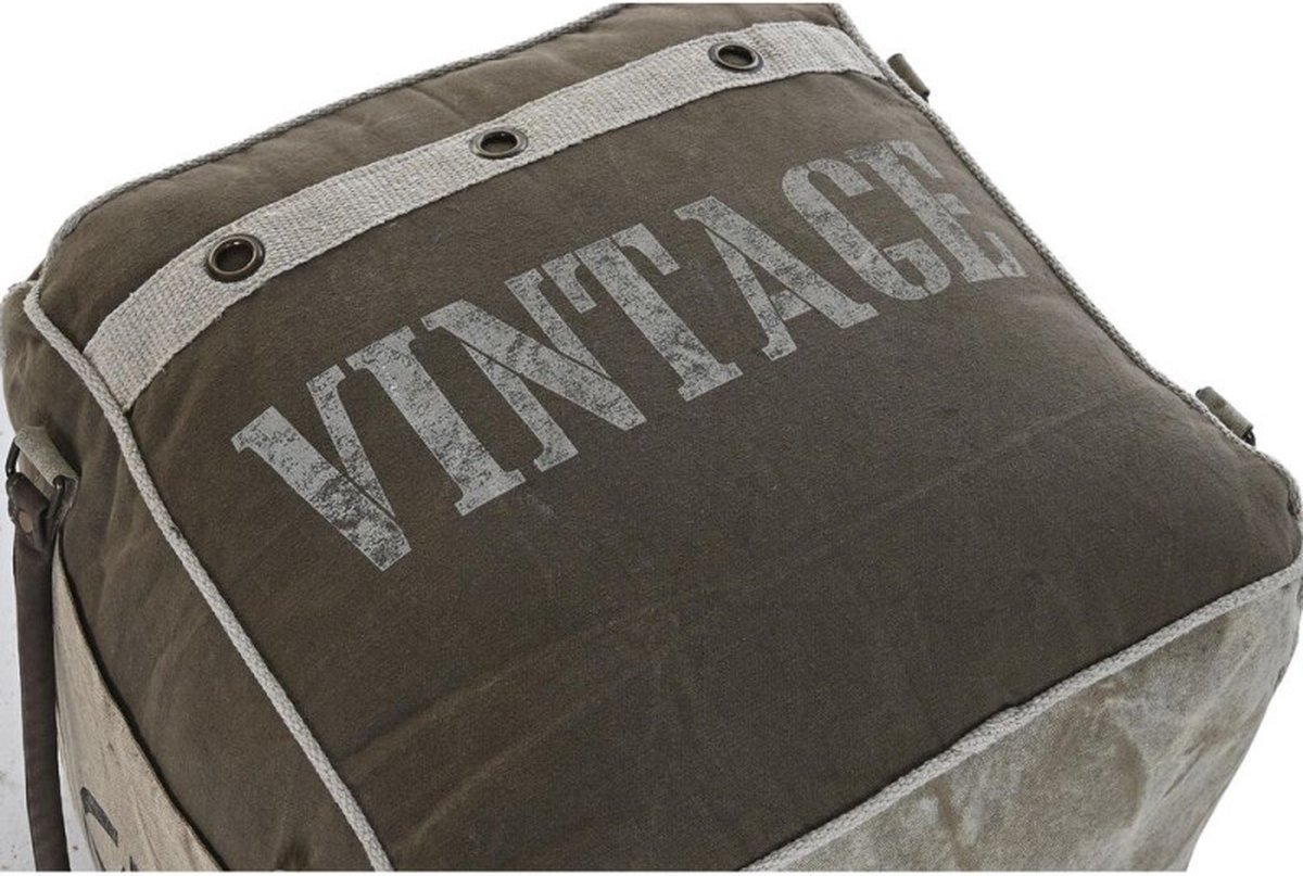 Kussen DKD Home Decor Voor op de grond 42 x 42 x 43 cm Grijs Vintage