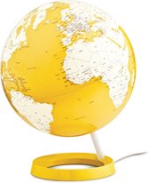 globe Bright Yellow base en plastique de 30 cm de diamètre avec éclairage NR-0331F7NG-GB