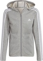 Sweat Adidas Sportswear 3s Full Zip Grijs 14-15 ans Fille