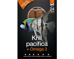 DS Krill Pacifica & Omega3 100 g | diepvries visvoer | 24 blokjes Diepvries