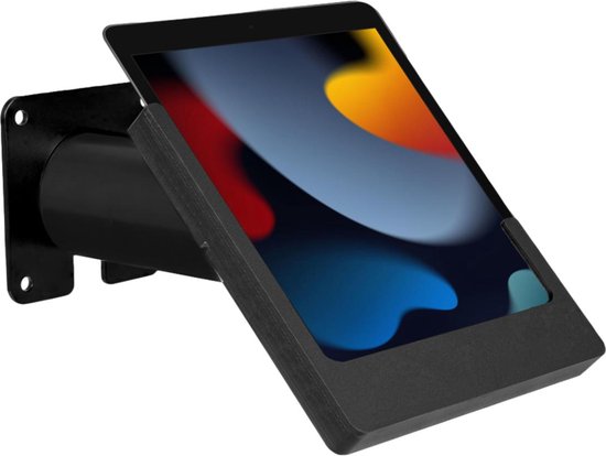 Lucrave Tabletwandhouder, aluminium vouwbare wandhouder voor iPad met 360° verstelbare draaibare basis voor iPad Pro Air Mini, Galaxy Tab, alle 4,7-13 telefoons en tablets
