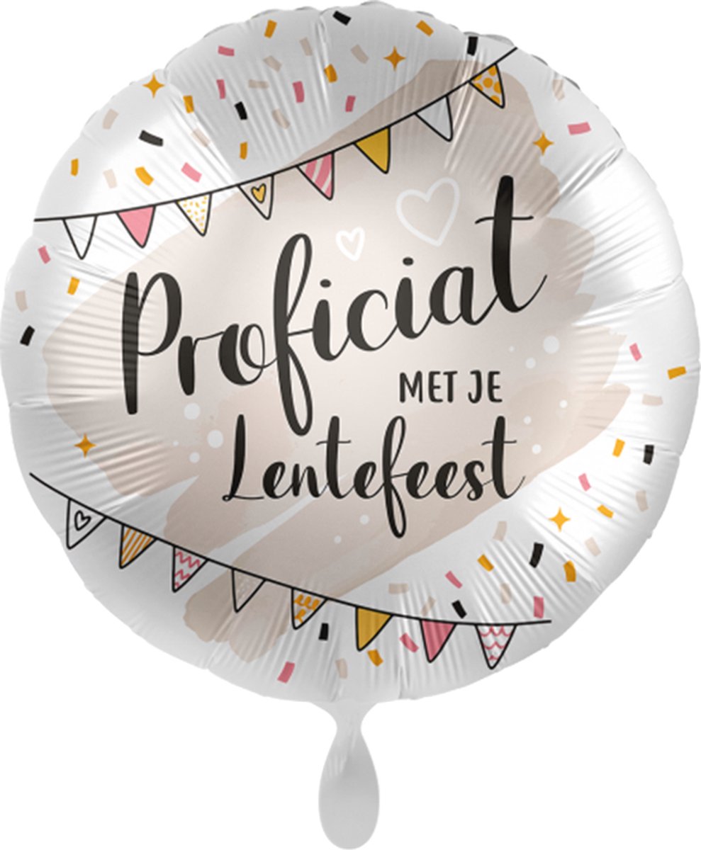 Folieballon - Lentefeest Proficiat