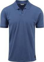Dstrezzed - Polo Bowie Blauw - Regular-fit - Heren Poloshirt Maat M
