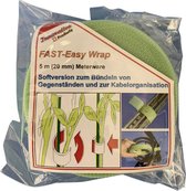 FASTECH® 704-322-Bag Klittenband Voor planten en tuin Haak- en lusdeel (l x b) 5000 mm x 20 mm Groen 5 m