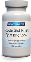 Nova Vitae - Rode Gist Rijst - Q10 - Knoflook - 180 capsules