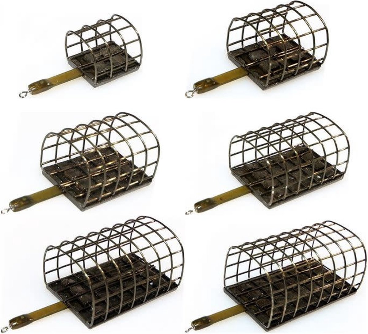 Drennan Stainless Oval Cage Feeders - Maat : Large 30g