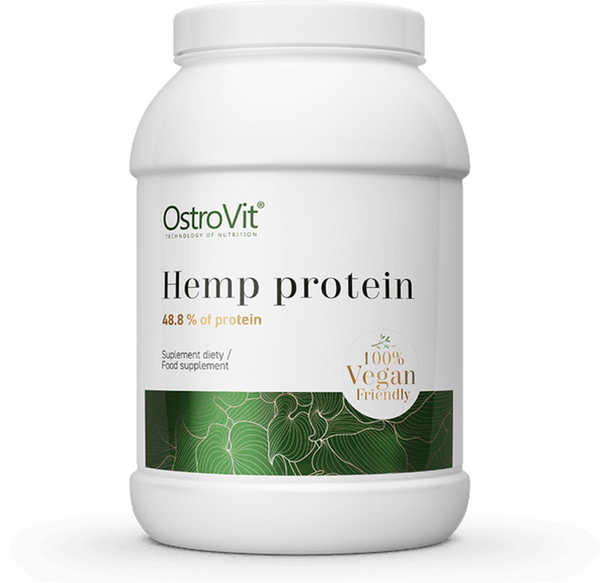 Protein Poeder - Hemp Protein 700g Vegan OstroVit - -