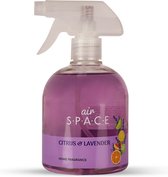 Air Space - Parfum - Roomspray - Interieurspray - Huisparfum - Huisgeur - Citrus & Lavender - 500ml
