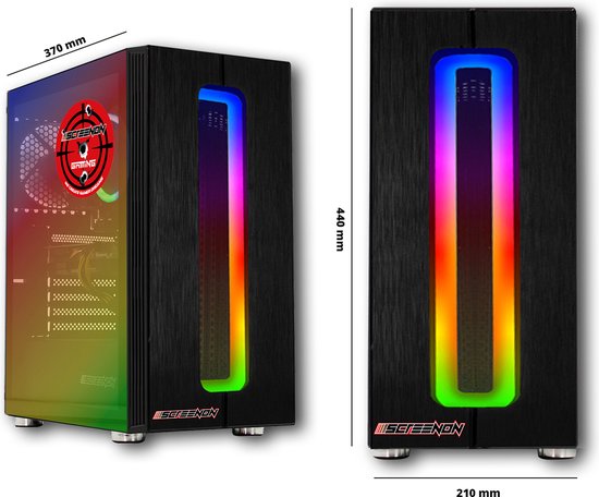 ScreenON - Intel Core i3 - 512GB SSD + 2TB HDD - RTX 3050 - GamePC.X255104